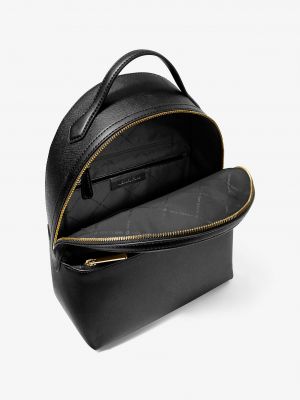 Кожаный рюкзак Michael Kors черный