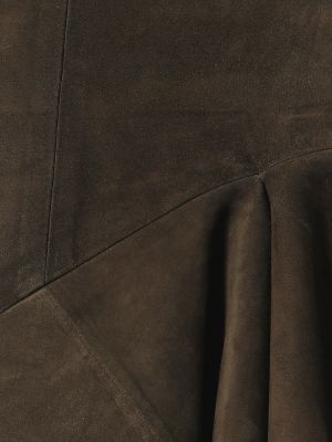 Semišové midi sukně Tom Ford