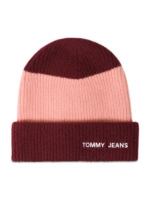 Čiapka Tommy Jeans ružová
