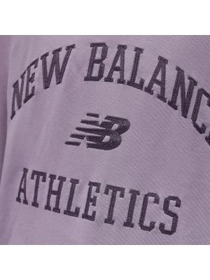 Флисовый свитер с круглым вырезом New Balance