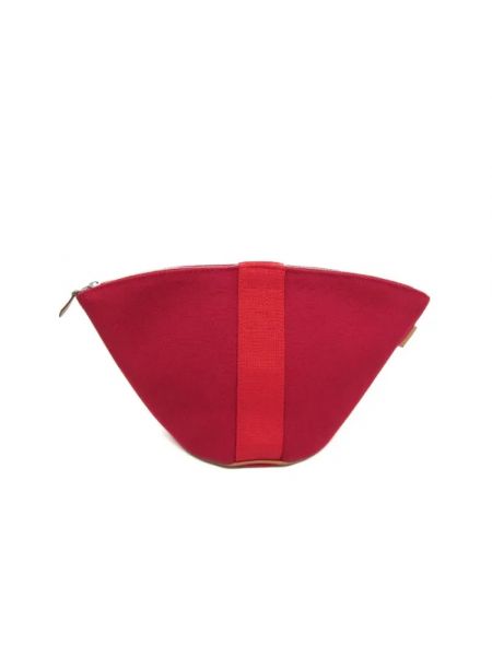 Kopertówka bawełniana Hermès Vintage czerwona