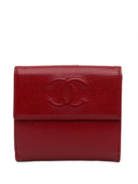 Rahakott Chanel Pre-owned punane
