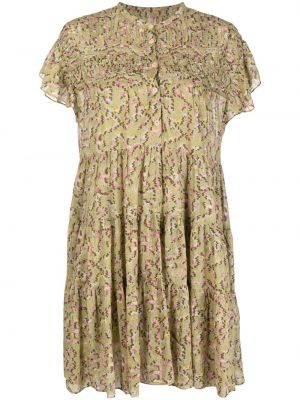 Sukienka mini z nadrukiem w abstrakcyjne wzory Marant Etoile