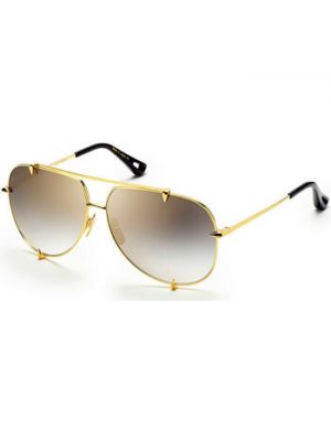 Okulary przeciwsłoneczne Dita złote