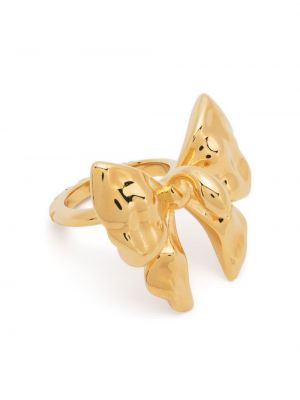 Oversized prsten s mašlí Hugo Kreit zlatý