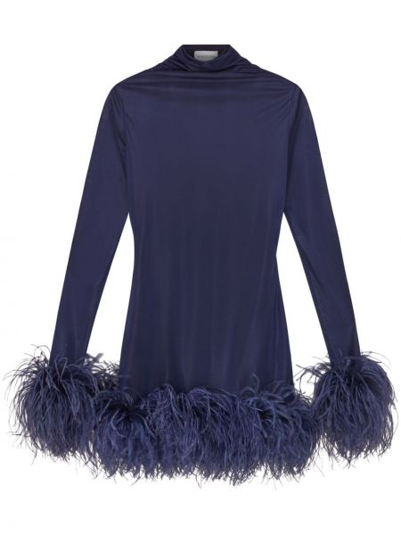 Mini obleka s perjem 16arlington modra