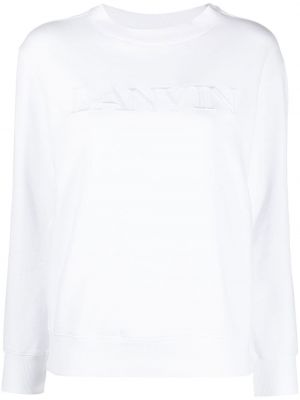 Bluza dresowa Lanvin biała