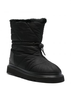 Pikowane ankle boots Woolrich czarne