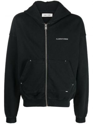 Hoodie Flaneur Homme svart