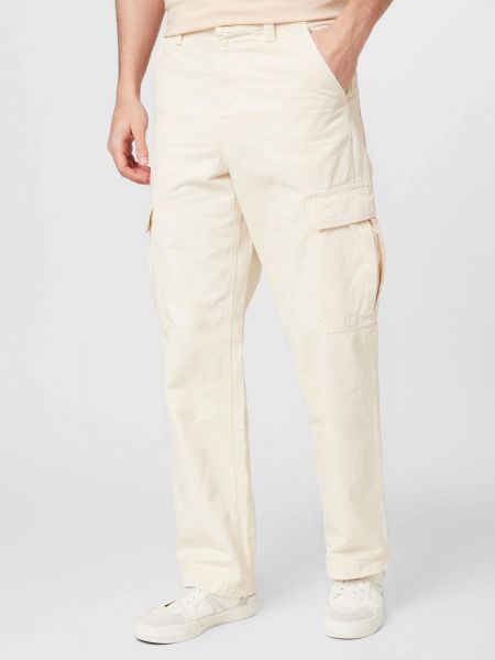 Карго панталони Tommy Jeans бяло