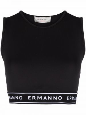 Crop top Ermanno Firenze svart