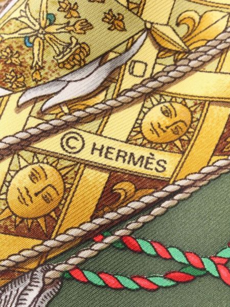 Jedwabna szal Hermès Pre-owned
