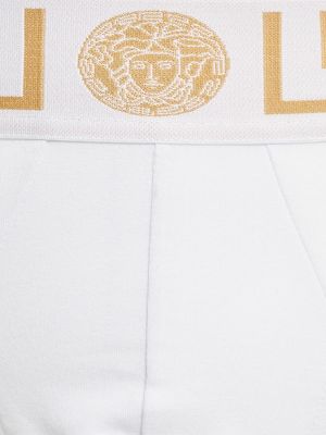 Jersey de algodón de tela jersey Versace Underwear blanco