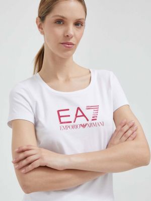 Белая футболка Ea7 Emporio Armani