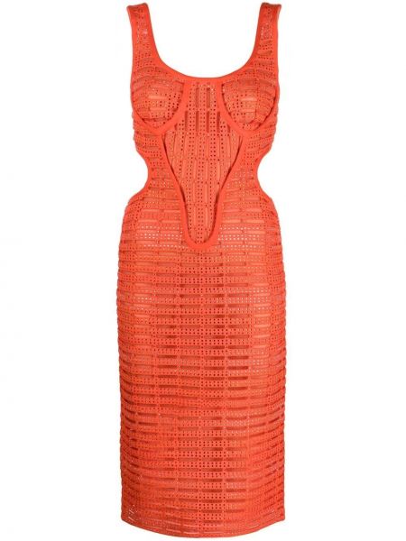Midi haljina Genny narančasta