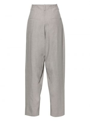 Plisované kalhoty relaxed fit Quira šedé