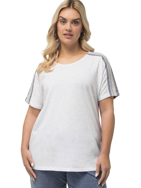 T-shirt Ulla Popken blanc