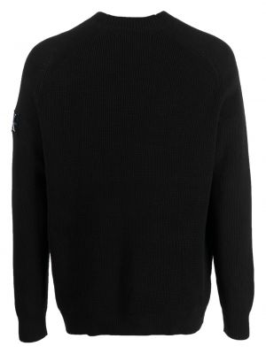 Pullover mit rundem ausschnitt Calvin Klein Jeans schwarz