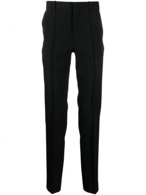 Μάλλινο παντελόνι με ίσιο πόδι σε στενή γραμμή Undercover μαύρο