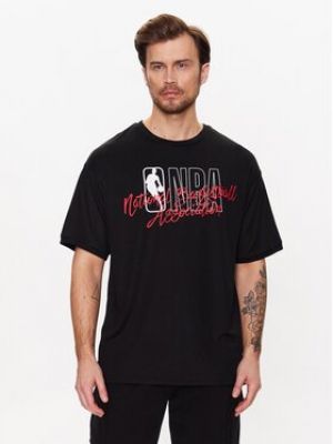 Oversized tričko New Era černé