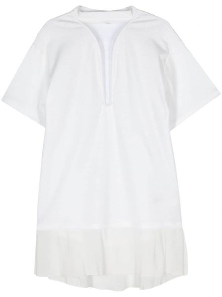 Rovné šaty Victoria Beckham bílé