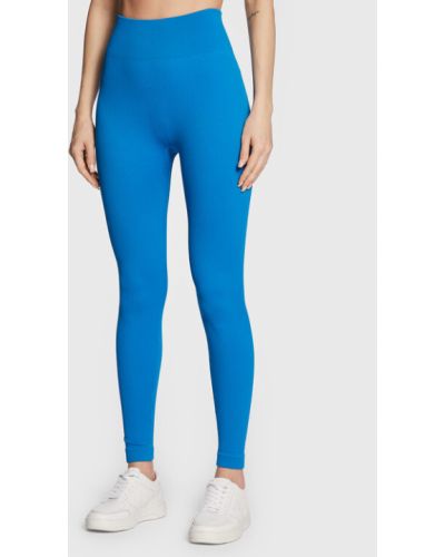 Guess Leggings Rib Seamless V2BB16 ZZ04V Kék Slim Fit