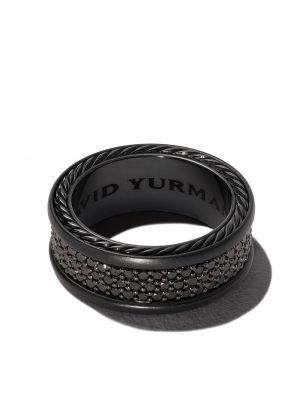 Δαχτυλίδι David Yurman μαύρο