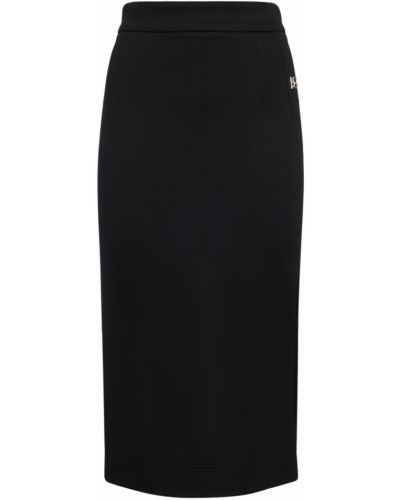 Džerzej puzdrová sukňa Dolce & Gabbana čierna