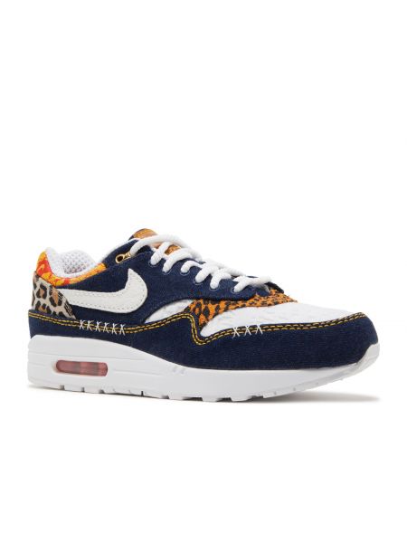 Леопардовые кроссовки Nike Air Max синие