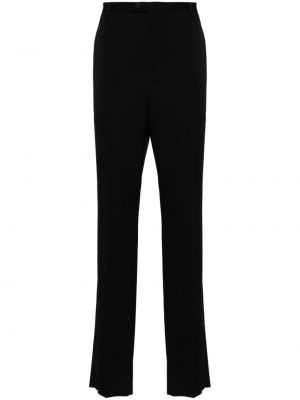 Pantaloni cu picior drept Saint Laurent negru