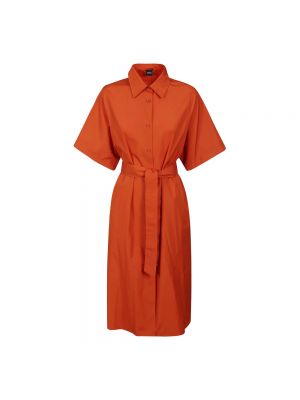 Hemdkleid aus baumwoll Aspesi orange