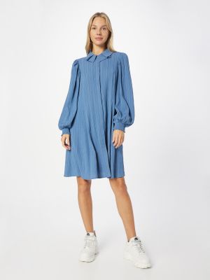 Priliehavé košeľové šaty Karen By Simonsen modrá