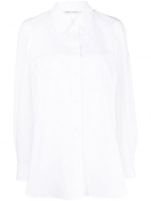Bavlněná košile Alberta Ferretti bílá