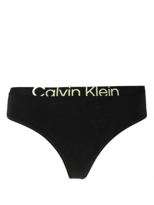 Chiloți tanga din bumbac Calvin Klein