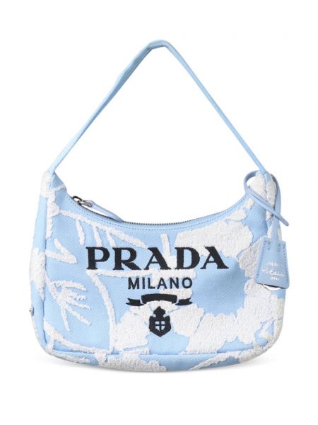 Φλοράλ τσάντα ώμου Prada Pre-owned