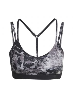 Biustonosz sportowy Adidas - Сzarny