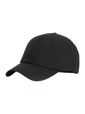 Wodoodporna czapka z daszkiem Barbour czarna