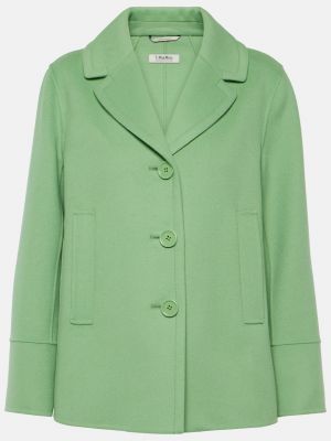 Шерстяная куртка 's Max Mara зеленая