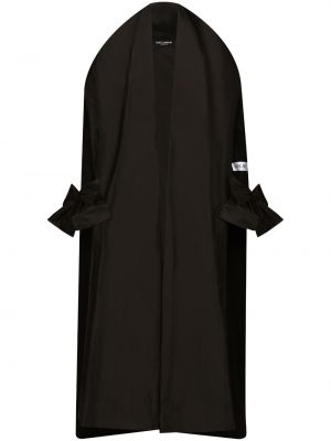 Kašmírový vlnený kabát Dolce & Gabbana čierna