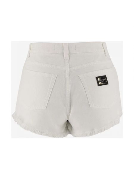 Pantalones cortos vaqueros Dolce & Gabbana blanco