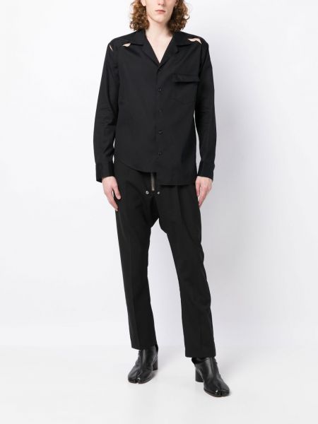 Asimetriška marškiniai Sulvam juoda