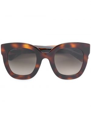 Oversized glasögon Gucci Eyewear brun