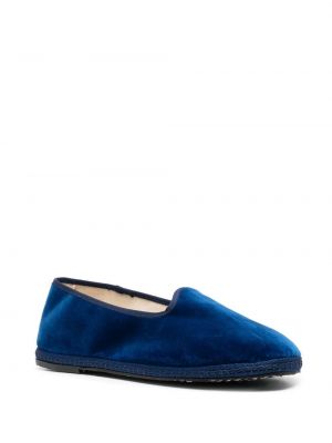 Loafers wsuwane Scarosso niebieskie