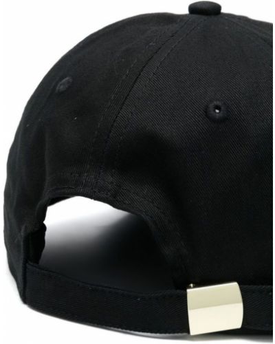 Haftowana czapka z daszkiem Versace Jeans Couture czarna