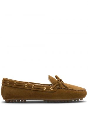 Pantofi loafer din piele de căprioară Car Shoe maro