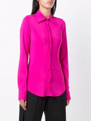 Košile s knoflíky Ami Paris růžová