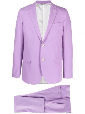 Oblek s knoflíky Manuel Ritz fialový
