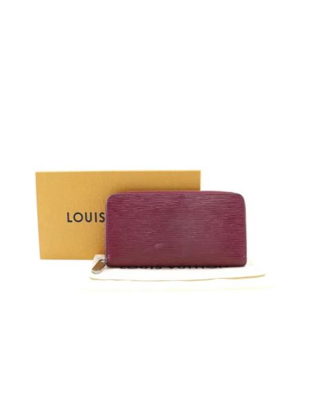 Cartera de cuero retro Louis Vuitton Vintage rojo