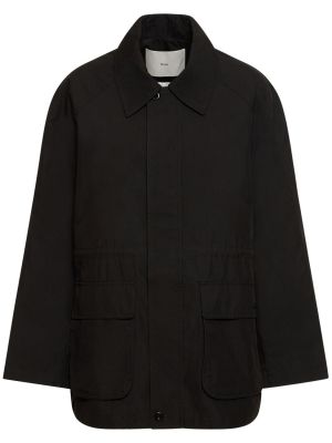 Bavlnená nylónová bunda Dunst čierna
