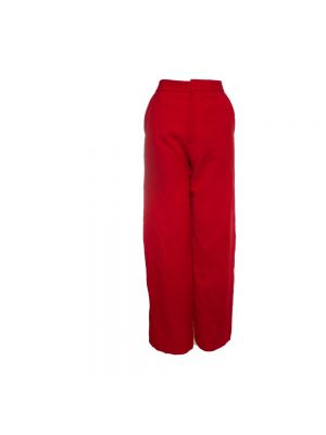 Pantalon en coton Marni Pre-owned rouge